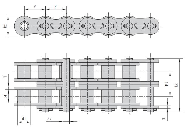 80-2_<font color='red'>16A-2</font>_開口銷鏈條<font color='red'>16A-2</font>規