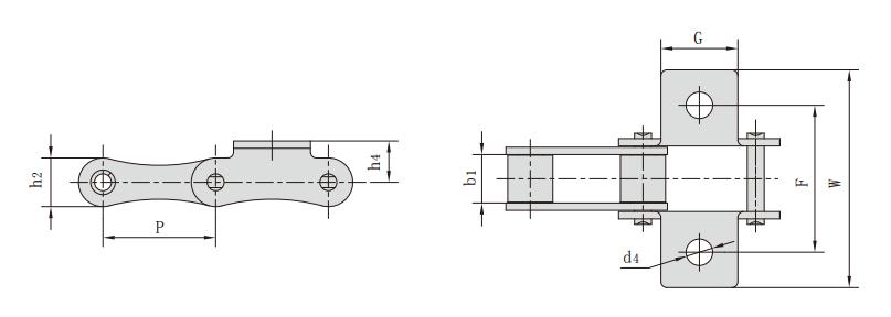 <font color='red'>S52</font>LF1K1_S型鋼制農(nóng)機(jī)鏈附件